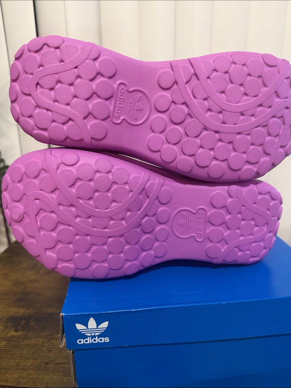 adidas Originals adiFOM Stan Smith Platform Mules - Purple Burst - Picture 7 of 7